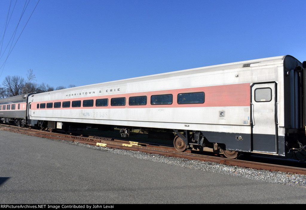 Former Erie and then NJT Comet 1 Coach on the Polar Express Train in Cedar Knolls alongside S. Jefferson Rd